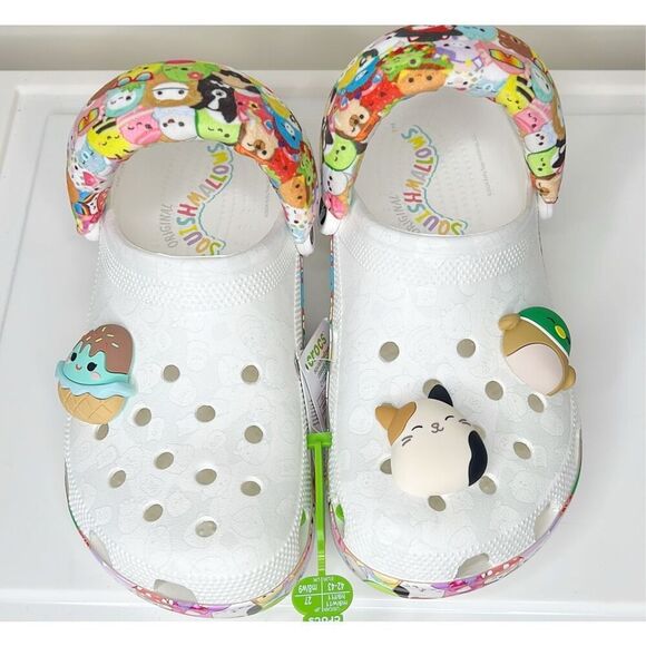 Squishmallows Crocs Classic Clog - White / Multicolor Mens 9/Womens 11 Nwt - Picture 7 of 7